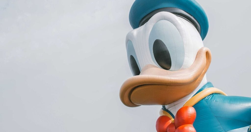 donald duck character.