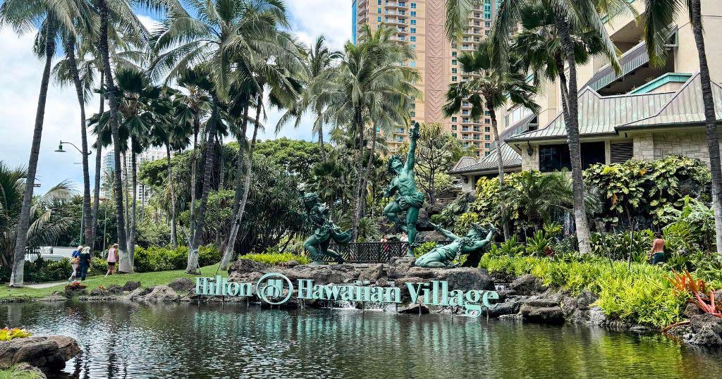 Hilton Hawaiian village hotel in Oahu, Hawaii.